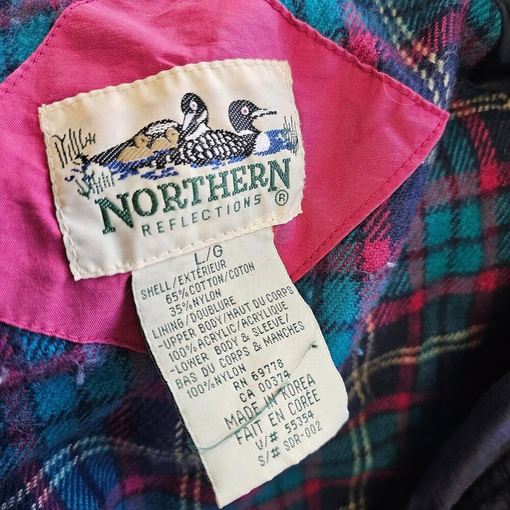 Northern Reflections Windbreaker with flannel